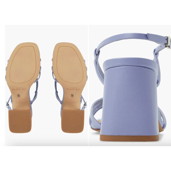 New $160 Ted Baker London Eliza Slingback Sandal Heel (Women) Light Blue Sz. 9 - Picture 4 of 6